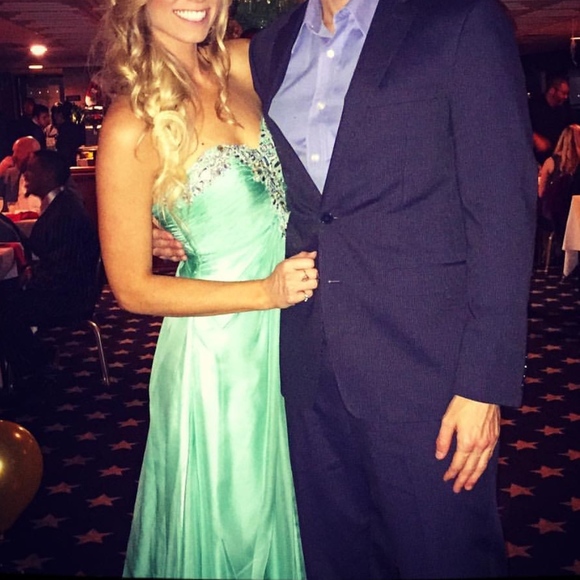 PromGirl Teal Prom Dress - Picture 4 of 4